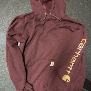 Carhartt Men's Maroon Hoodie